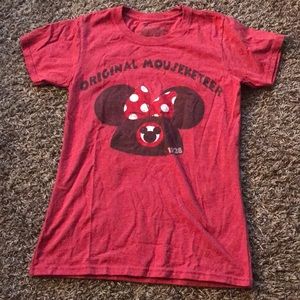 Women’s red Mickey Mouse tee